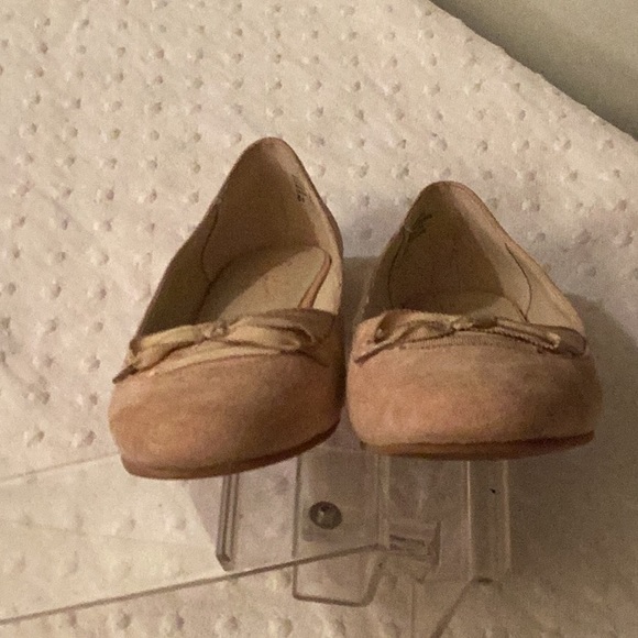 Anthropology Seychelles pastel pink suede low square heels feminine flats #8.5 M - Picture 2 of 9